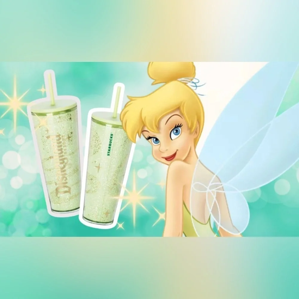 WDW Starbucks Tinkerbell Tumbler